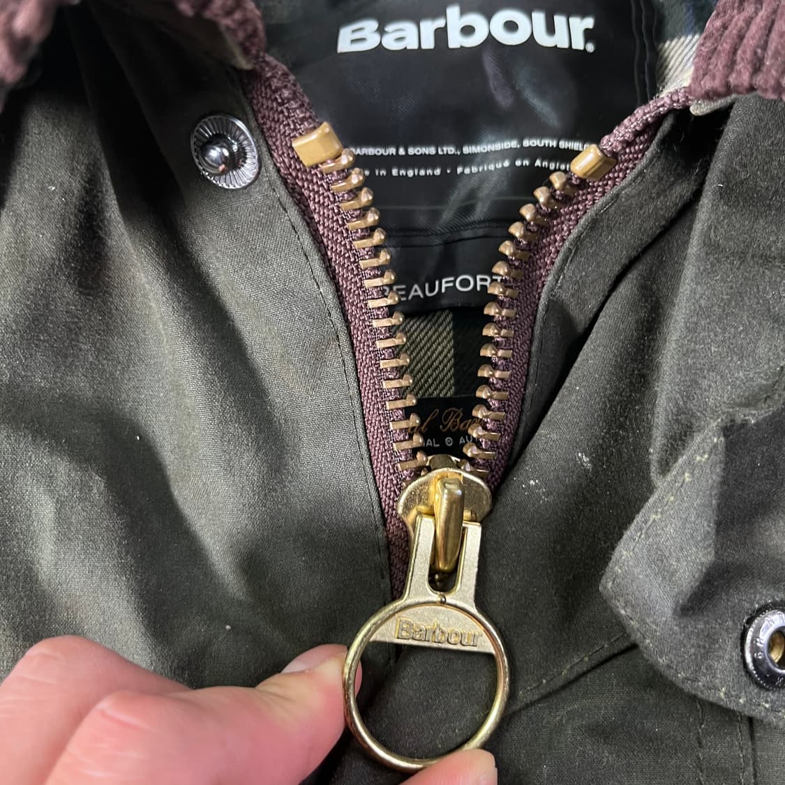 100 바버인터네셔널 뷰포트 왁싱 자켓 상품이미지3