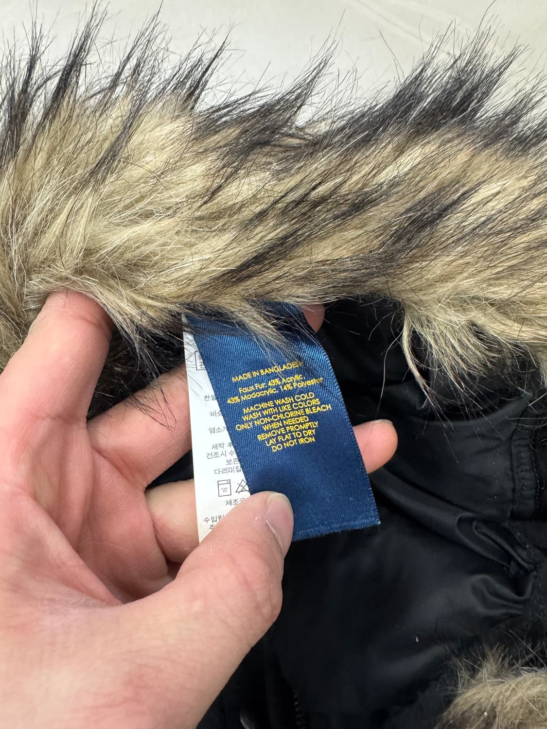 폴로 유틸리티 포켓 야상 자켓 블랙 XL 상품이미지7