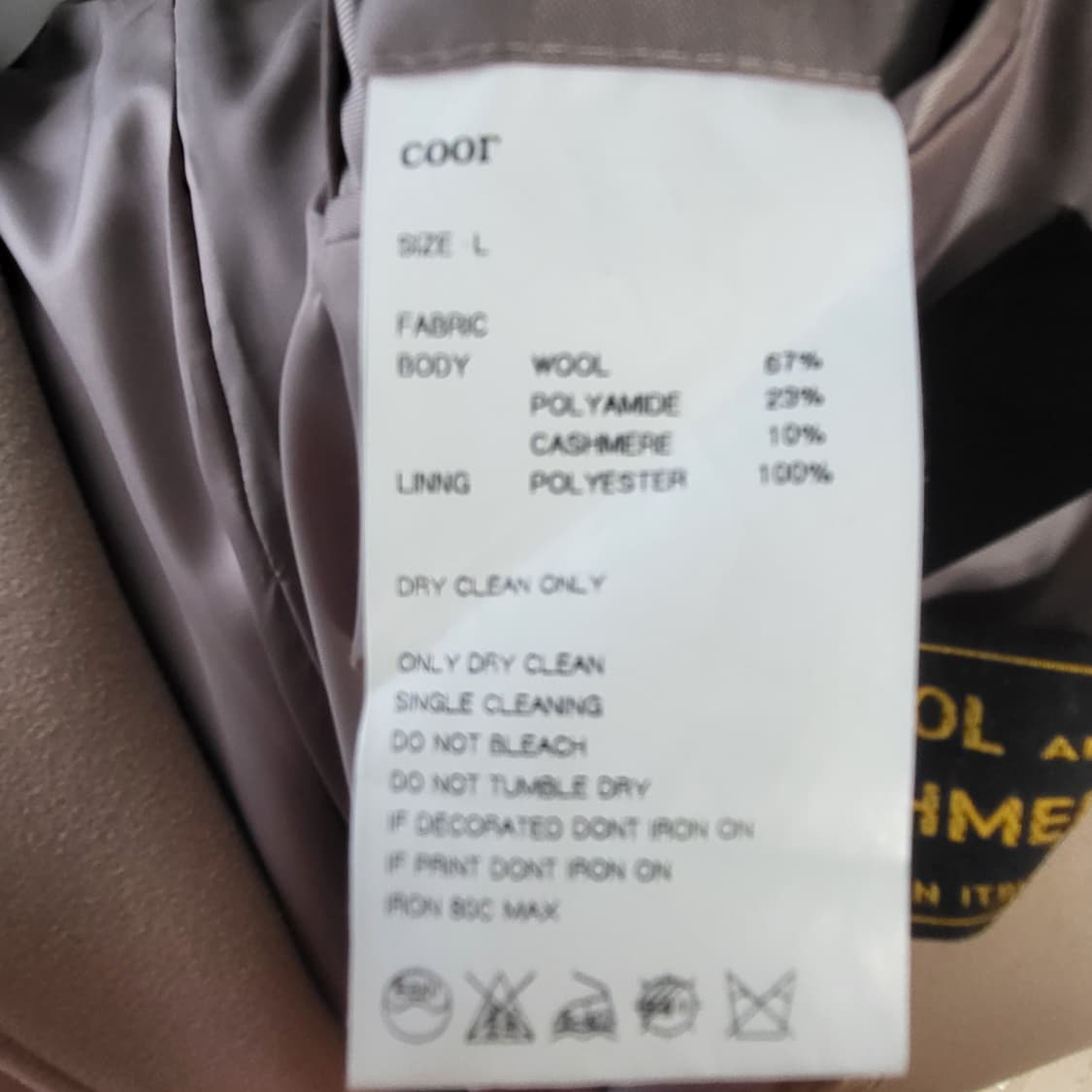 쿠어 더블 롱코트 상품이미지5