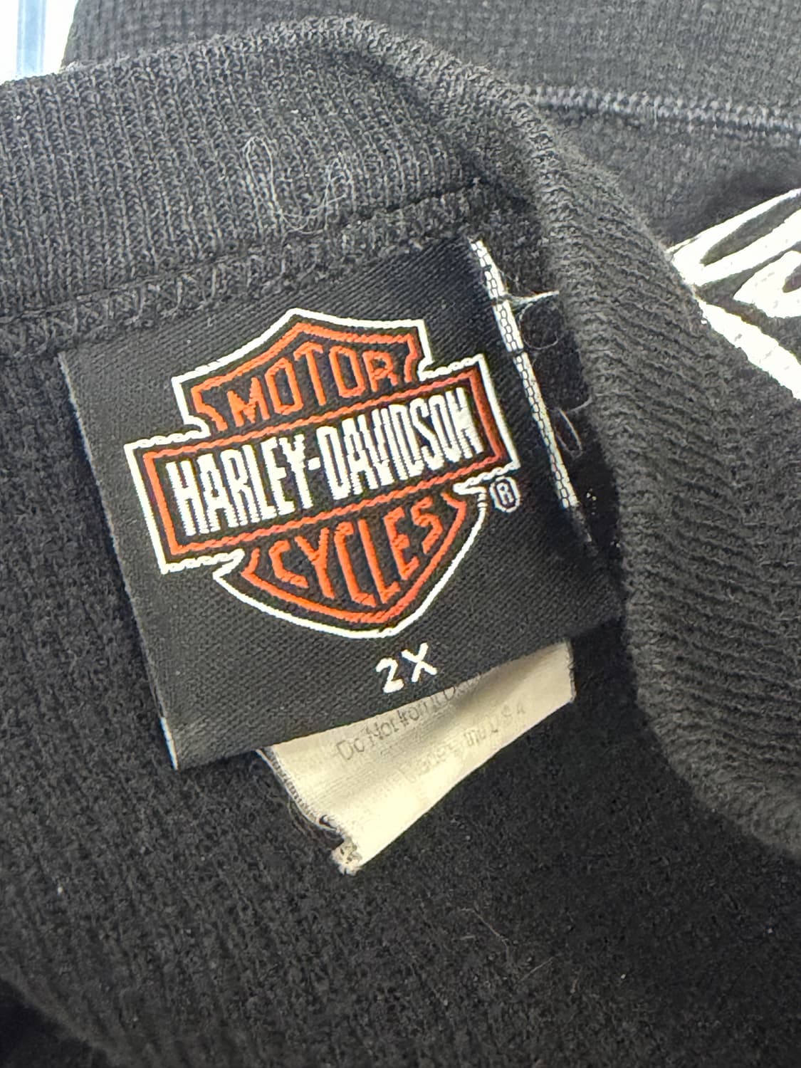 할리데이비슨 빈티지 와플 티셔츠 상품이미지3