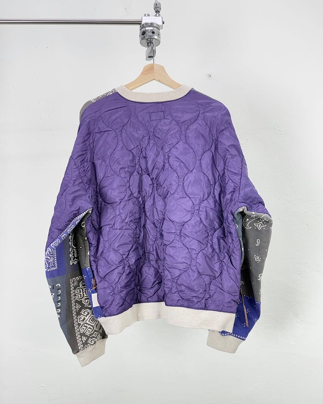 캐피탈 19aw 페이즐리 퀼트 크루넥 스웨트 포켓 코튼 셔츠 상품이미지6