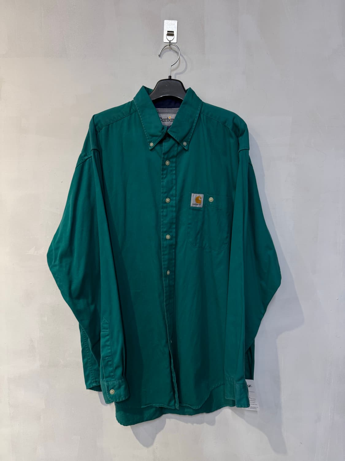 칼하트 그린 긴팔셔츠 상품이미지1