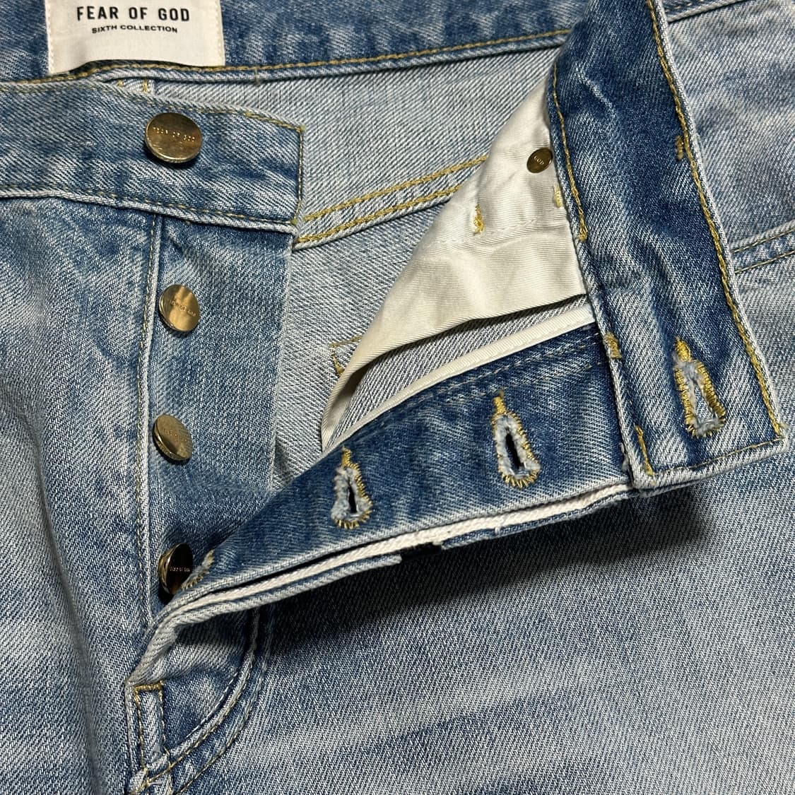 피어오브갓 6th 릴렉스드 핏 데님 진 상품이미지6