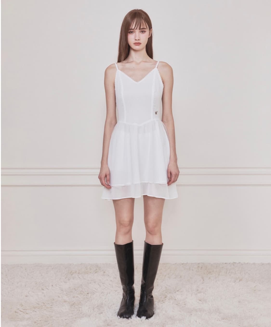 낫유어로즈 하린 원피스 아이보리 S 상품이미지2