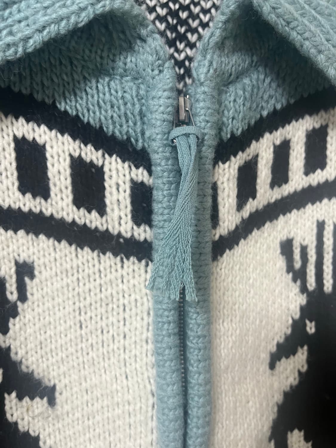 파르티멘토우먼 코위찬 노르딕 니트 투웨이 집업 상품이미지3