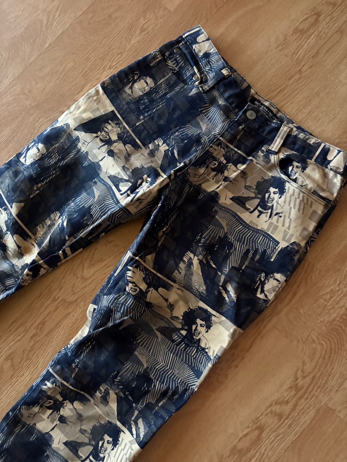 [S] 90s BA-TSU 아트 풀프린팅 팬츠 상품이미지2