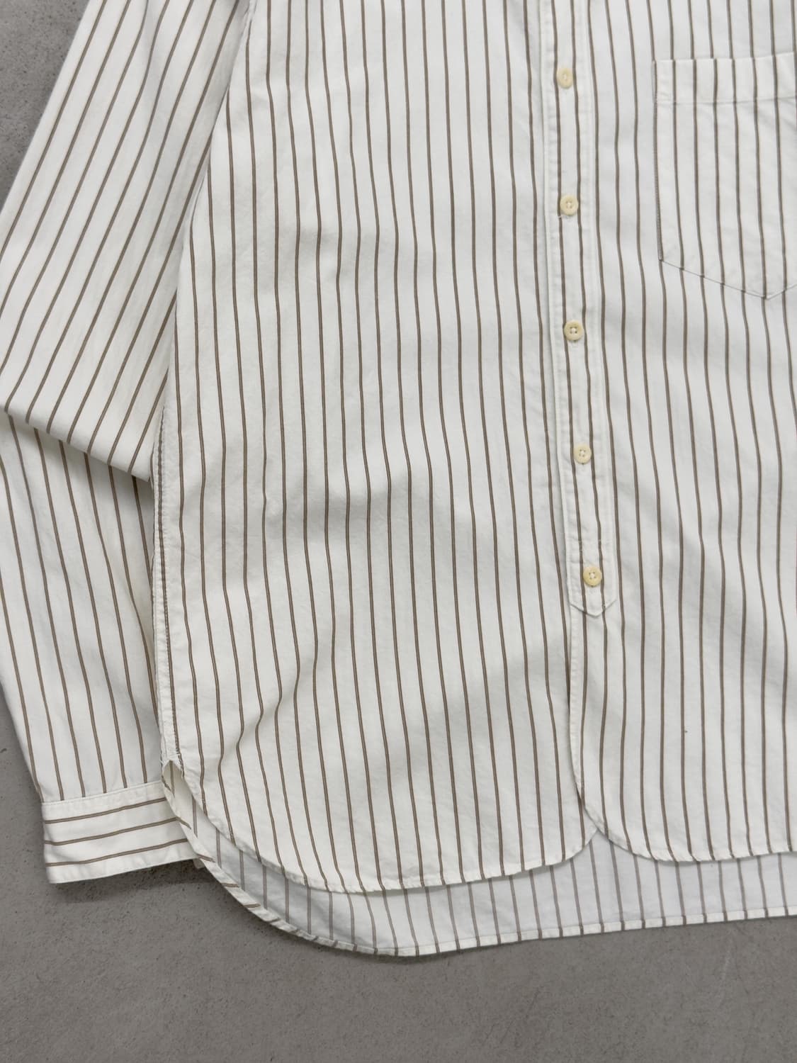 마가렛호웰 스트라이프 헨리넥 셔츠 상품이미지3