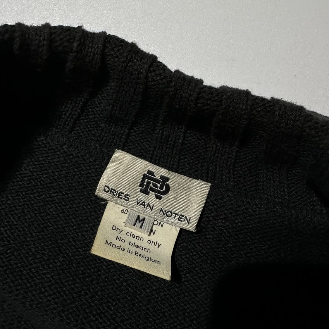 드리스 반 노튼 코튼 린넨 더블 니트 가디건 상품이미지4