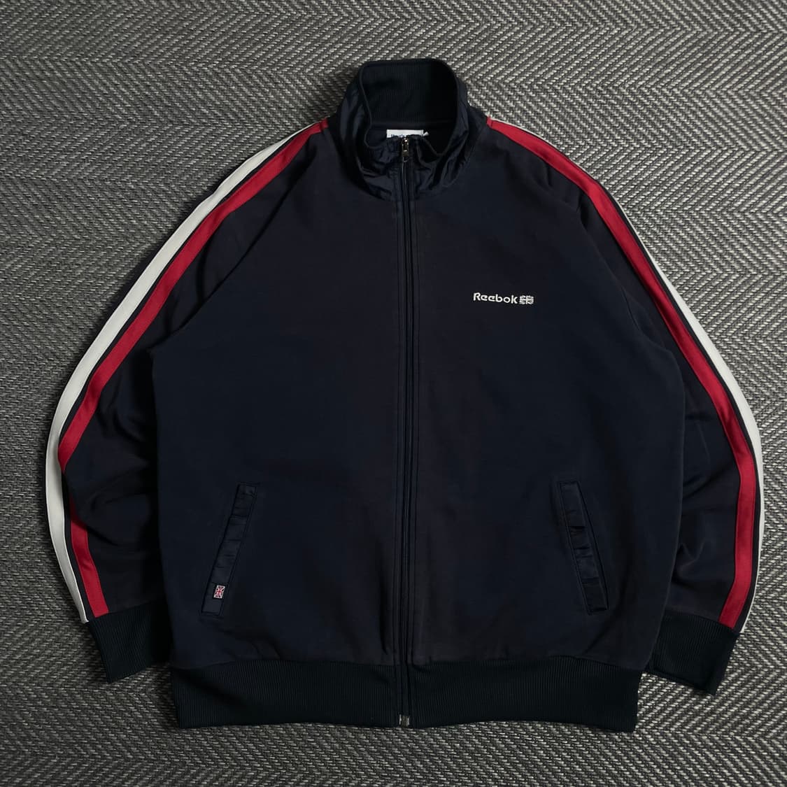 90s 리복 올드스쿨 사이드라인 트랙탑 스웻 져지o 5029 상품이미지1