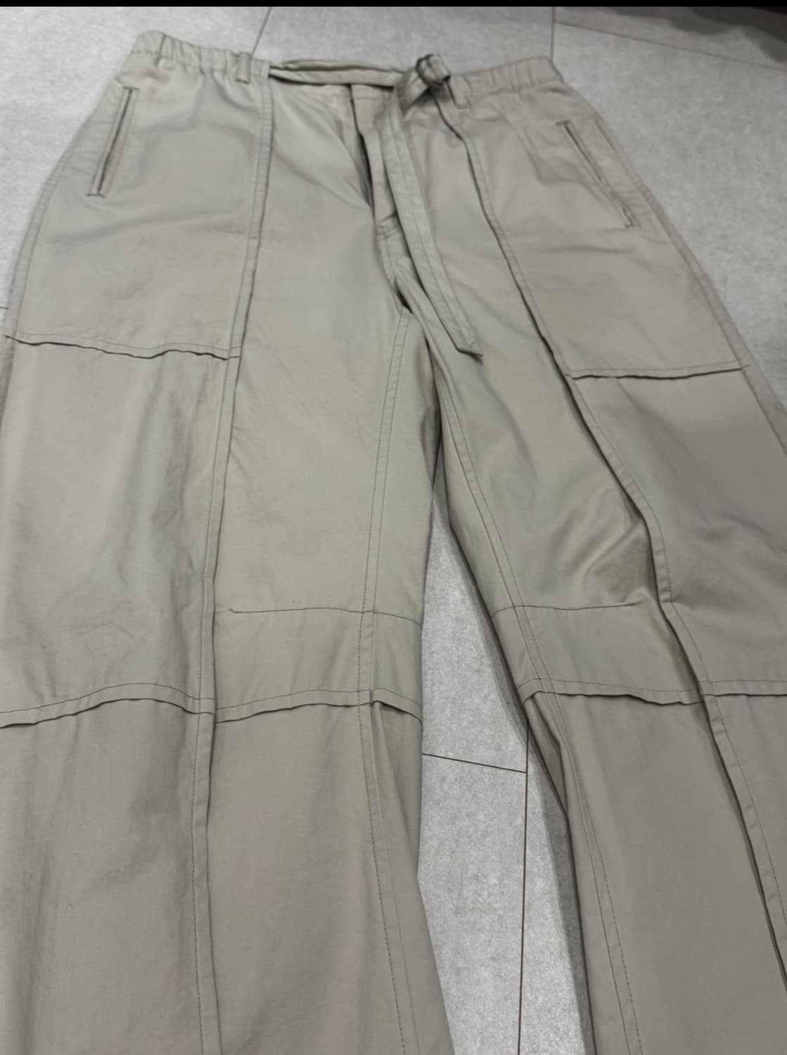 인사일런스 커브드 코튼팬츠 상품이미지2