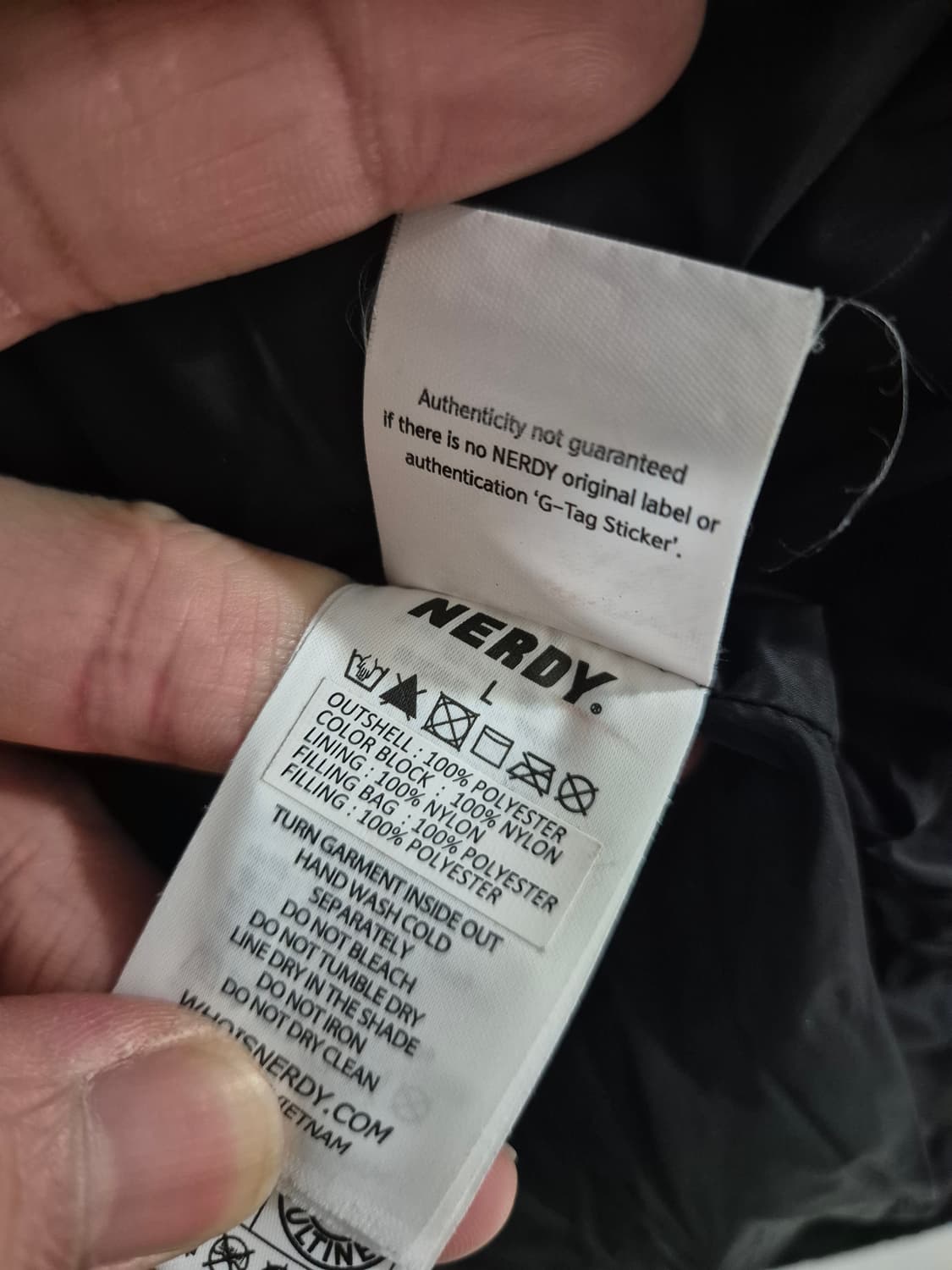 [105~110]널디 플리스 패딩자켓 오버핏 상품이미지5