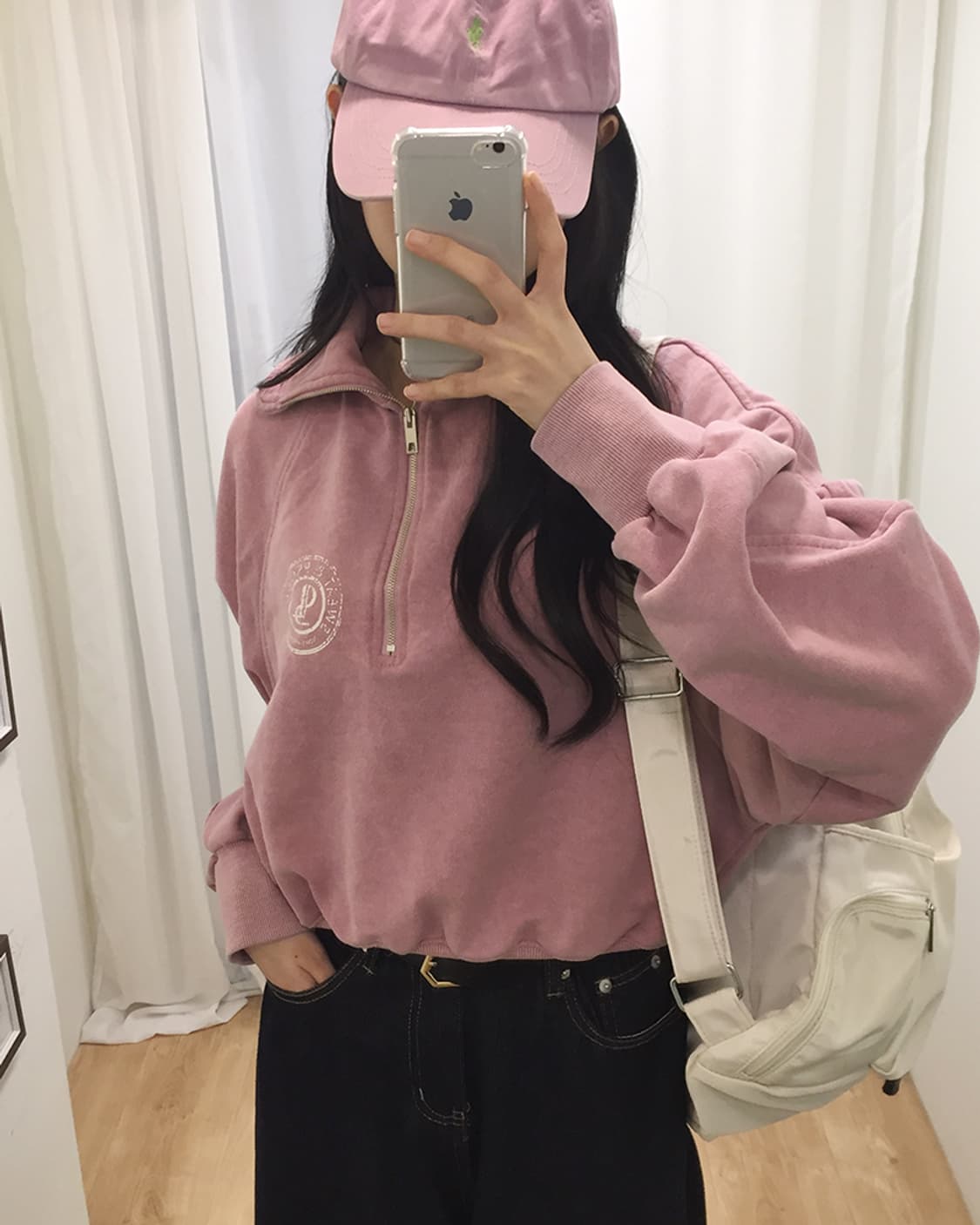 Women Lafudgestore HalfZipSweatshirt 100 상품이미지2