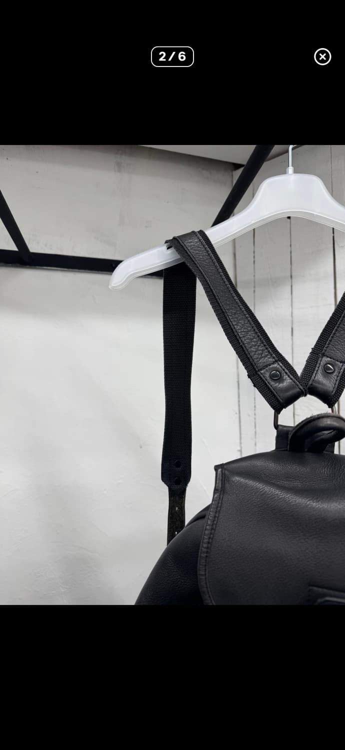 요지야마모토 레더 백팩 상품이미지2