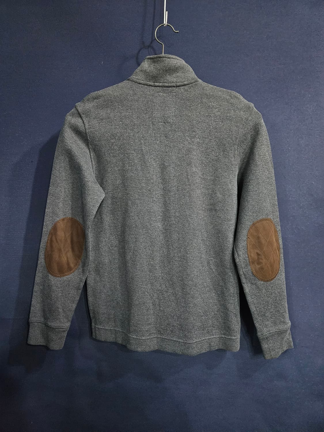 빈폴 다크그레이 남성 슬림핏 95 반집업 기모 긴팔티  상품이미지2