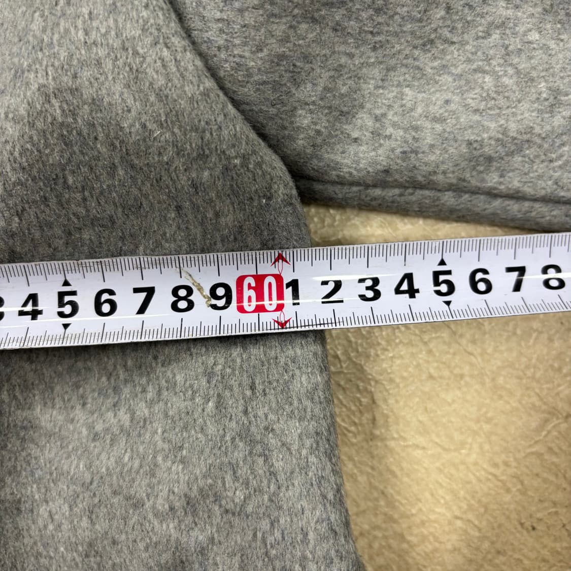 빈티지 그레이 노 버튼 코트 상품이미지4