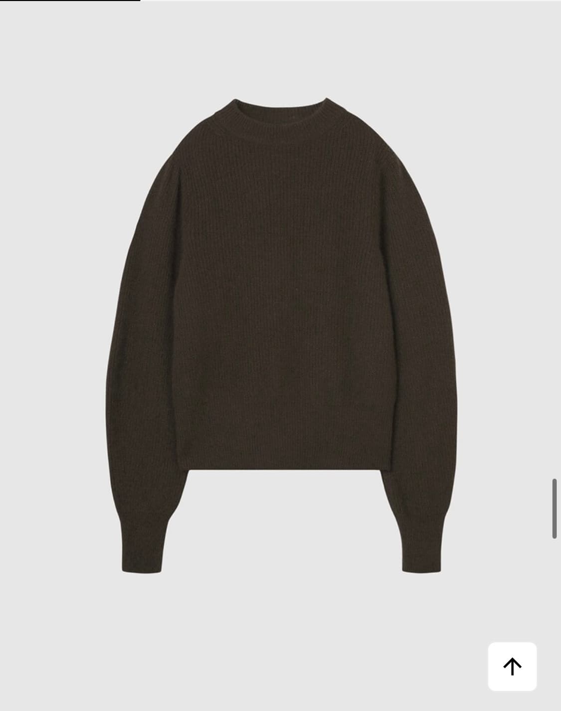 Lfm 엘에프엠 라쿤 볼륨 숄더 니트 상품이미지7