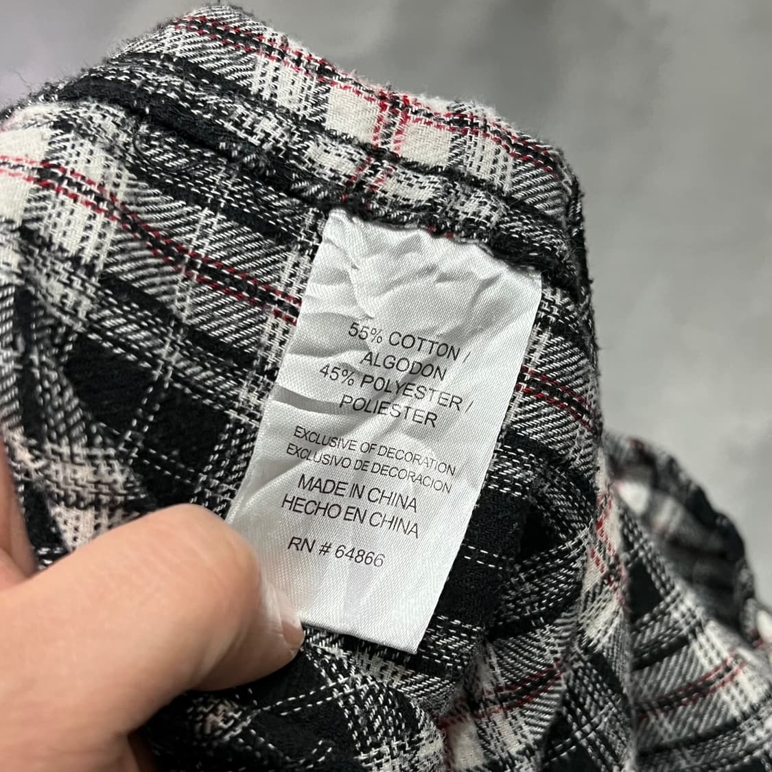  리 체크 플란넬 셔츠 y15127 상품이미지6