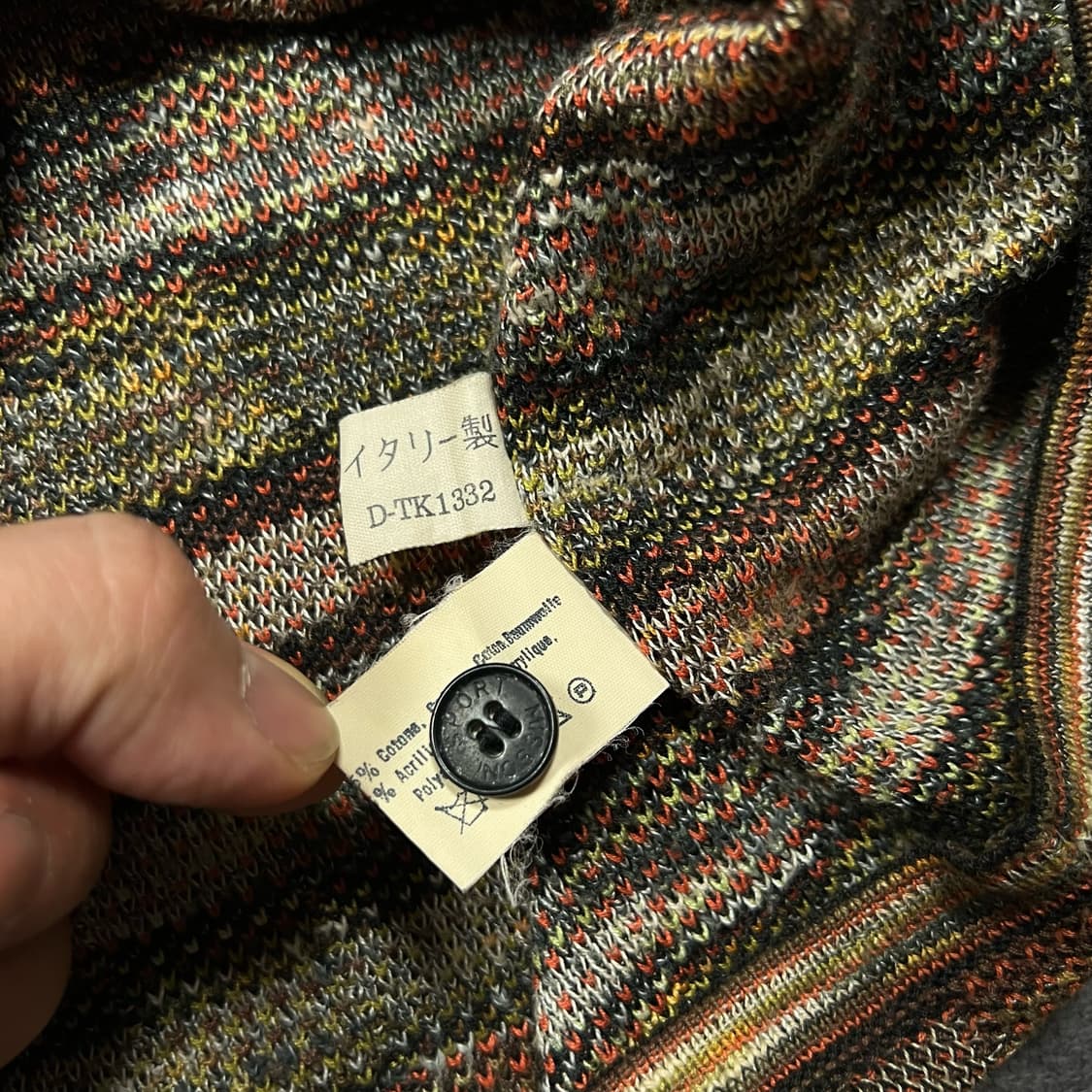 MISSONI 미쏘니 패턴 PK 카라 반팔 니트 상품이미지4