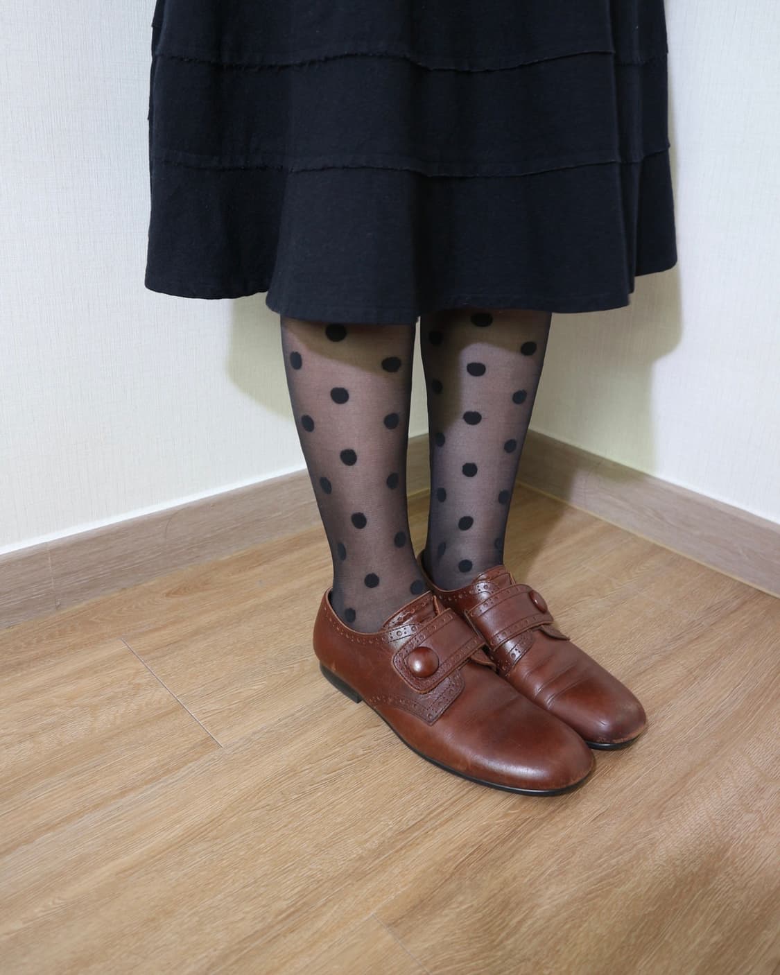 Tricot Brown Mary Jane 상품이미지1