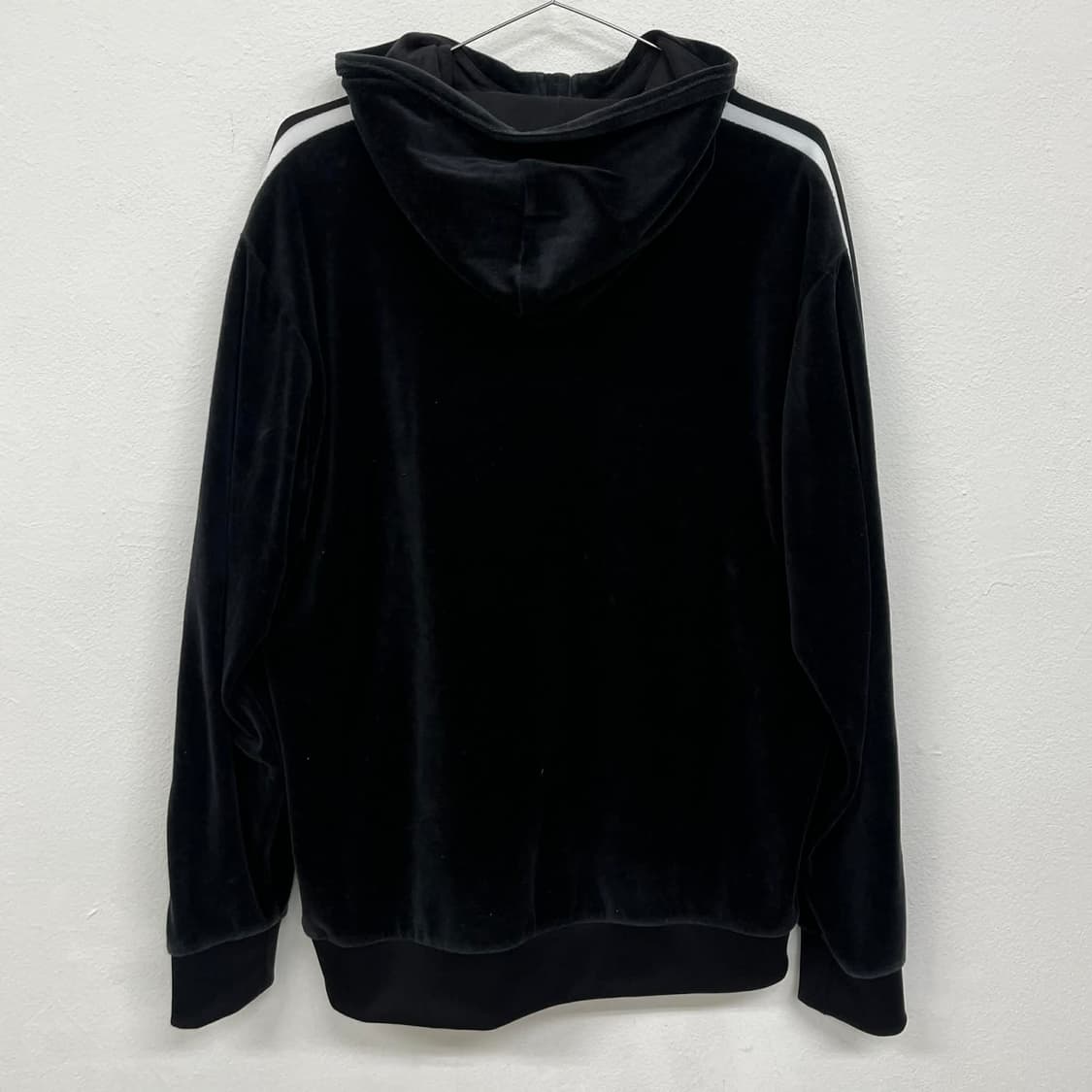 아디다스 신형 벨루어 벨벳 코지 하프 집업 후드티(S) 상품이미지4