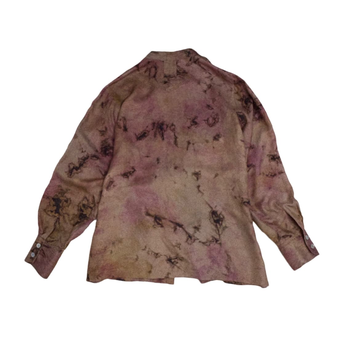 빈티지 핑크브라운 패턴 셔츠 상품이미지4