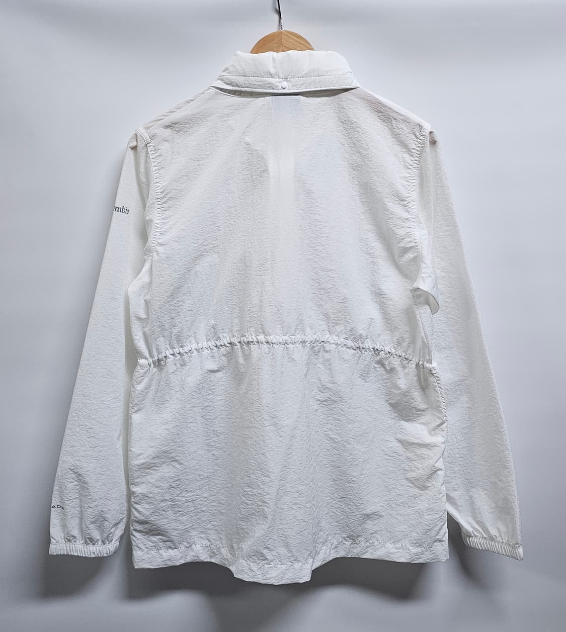 컬럼비아 여성 화이트 바람막이 자켓 M 상품이미지2