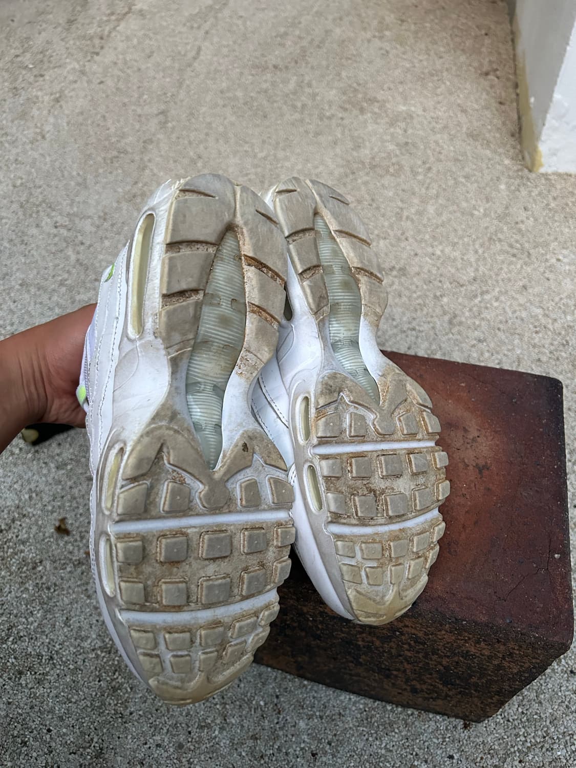 나이키  에어맥스 95   빈티지  화이트- 네온  2 상품이미지6