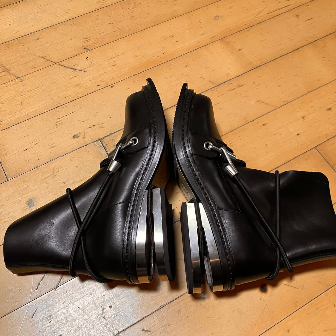 bikkembergs 비캠버그 번지스트링 메탈 힐 컴벳 부츠42(270) 상품이미지5