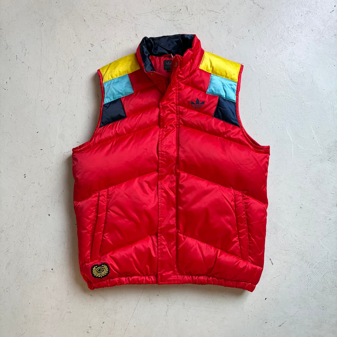 00s 아디다스 빈티지 멀티 조끼패딩 M 상품이미지1