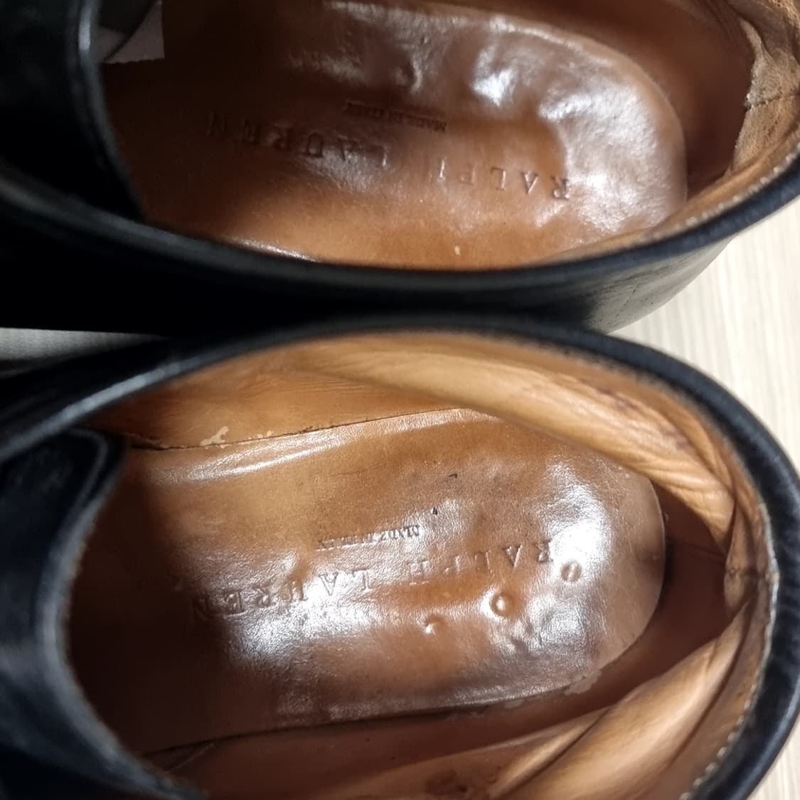 폴로 랄프로렌 블랙 가죽 남성 추카부츠(280) 상품이미지2