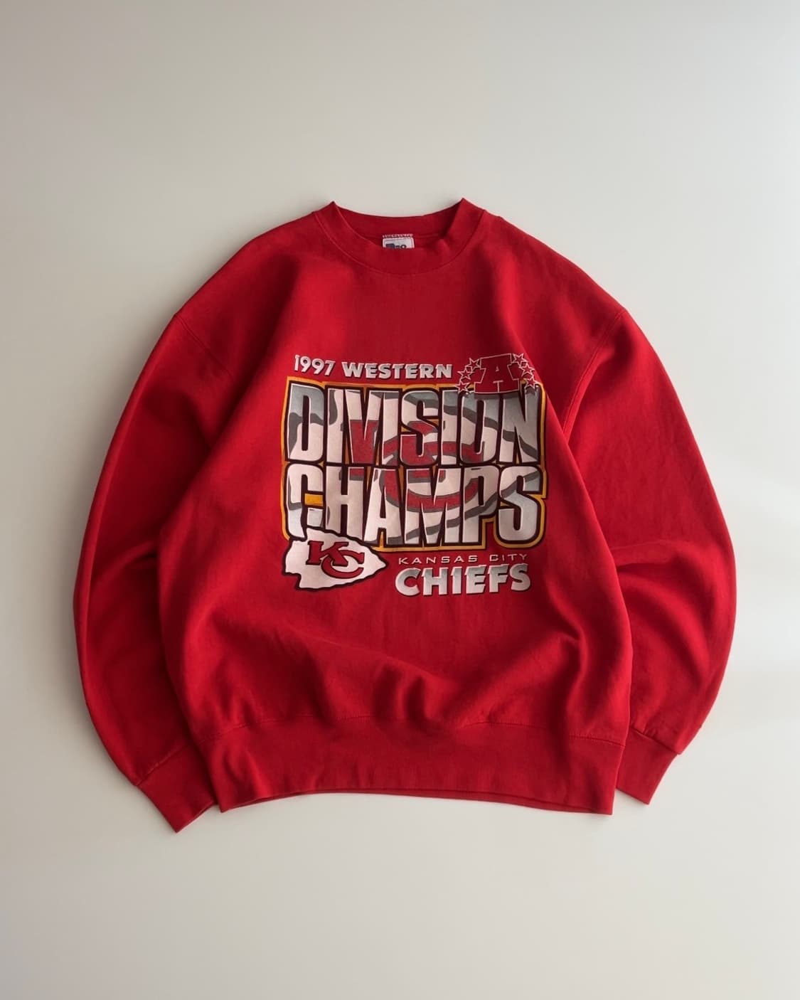 프로 플레이어 1997 웨스턴 디비전 챔피언스 스웻셔츠 XL 상품이미지1
