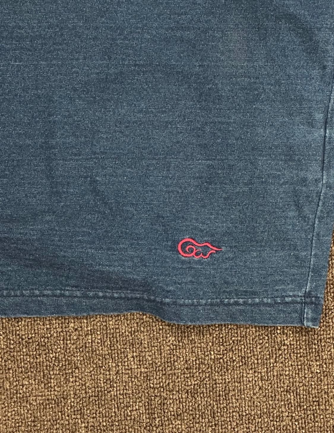 글로벌워크 빈티지 자수 디테일 블루 롱슬리브 XL 상품이미지2