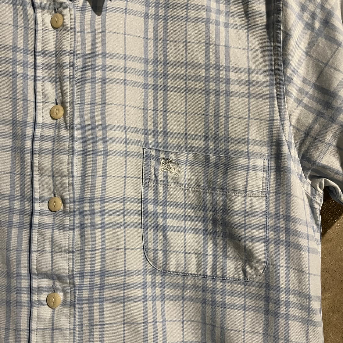 버버리 반팔 체크셔츠 상품이미지2