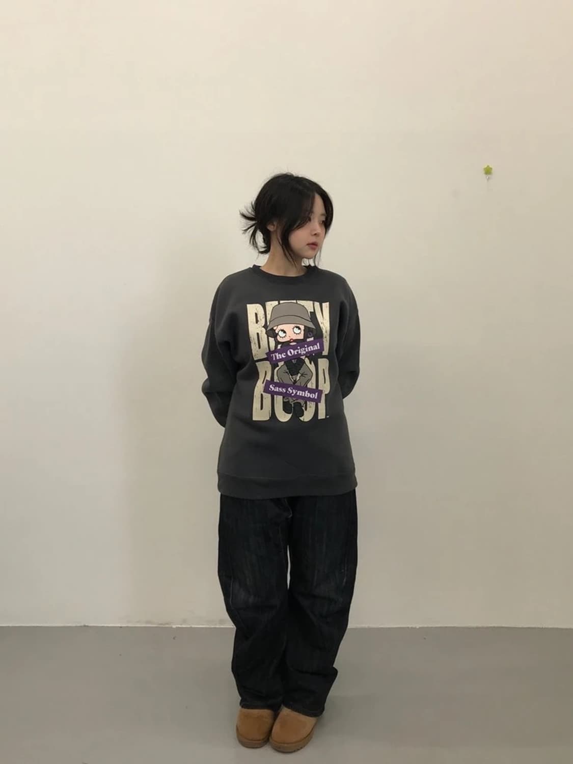 Betty Boop Big Print Sweat 상품이미지1