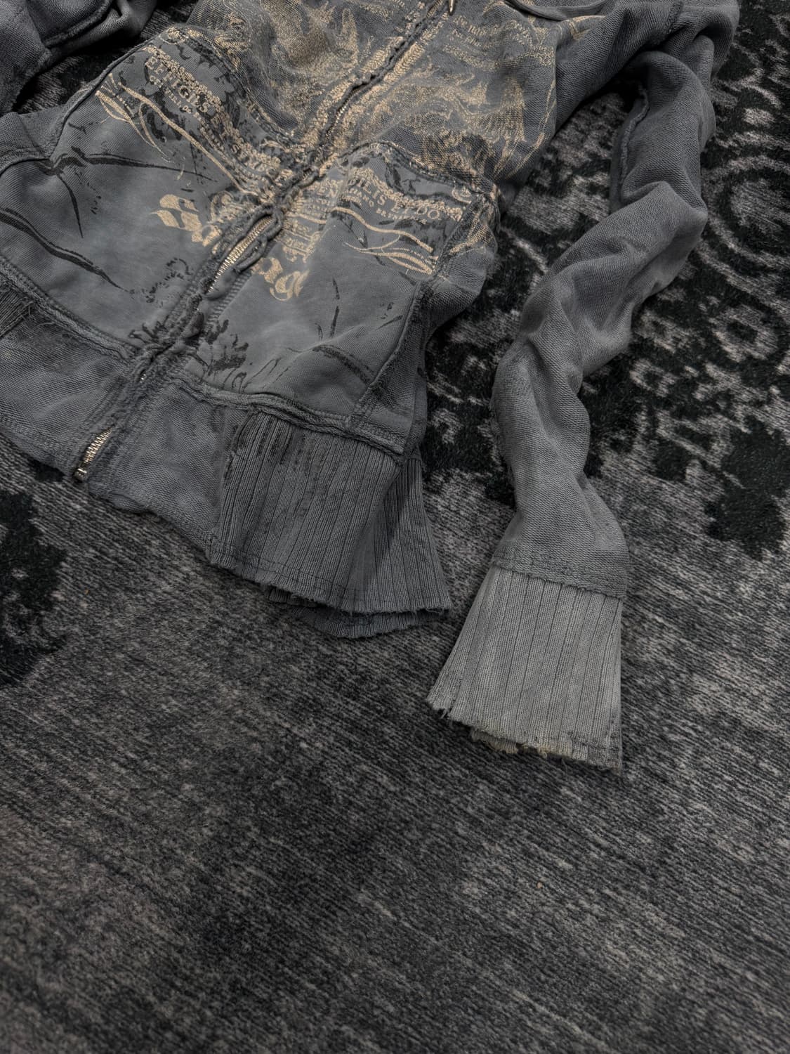 Salvage 00s y2k death to death hoodie 상품이미지5