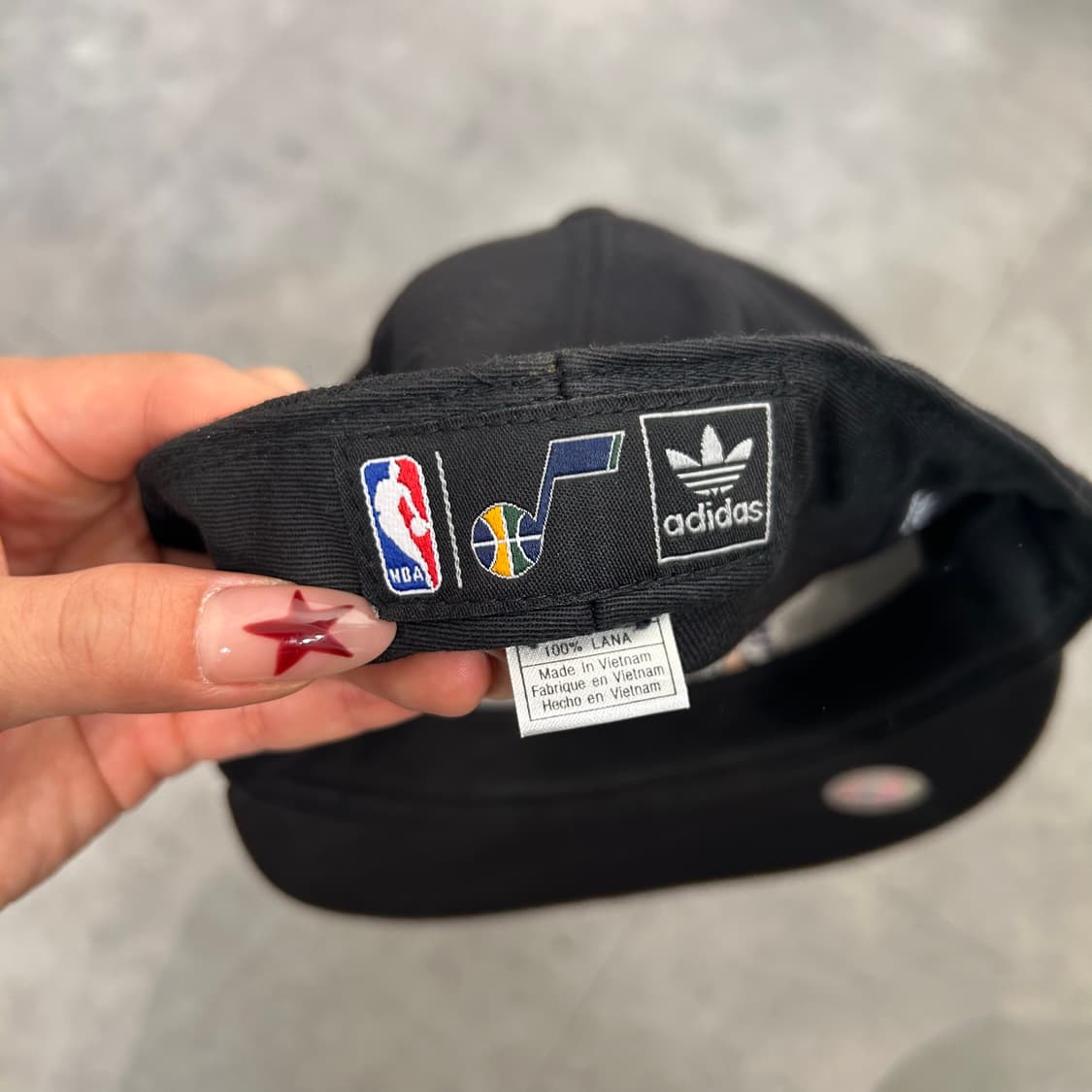 OS 아디다스 NBA 유타 재즈 스포츠 스냅백 모자 블랙 상품이미지7