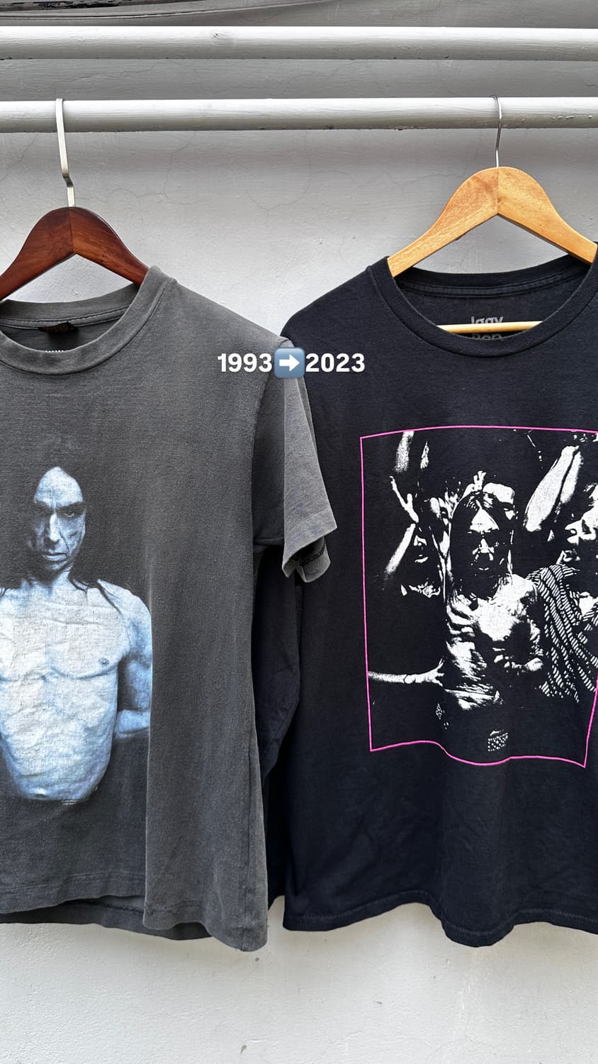 90s og iggy pop american caesar 밴드티 상품이미지8