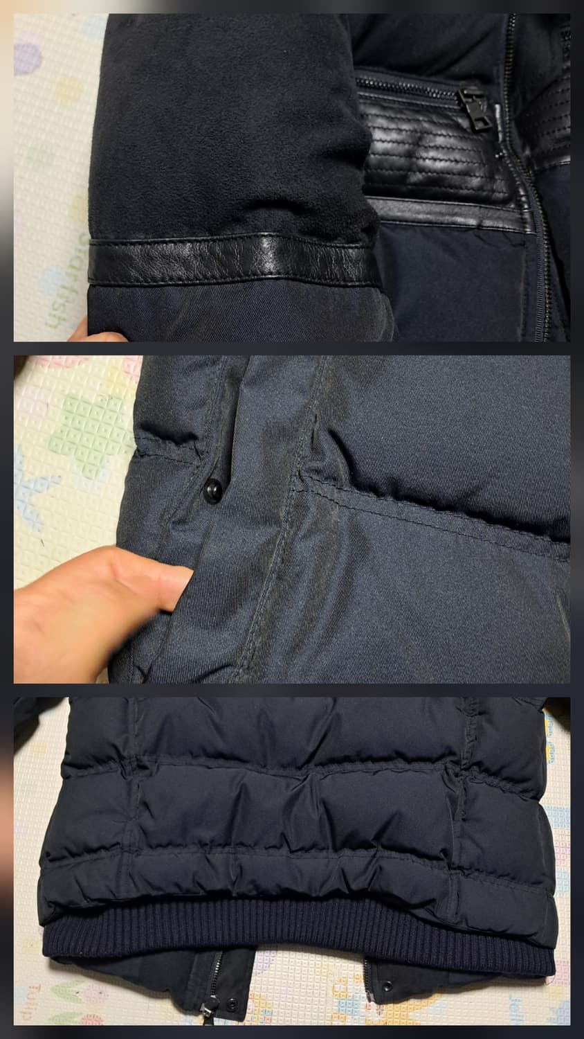 시스템옴므 남성 구스다운 패딩 95(상태상급) 상품이미지9