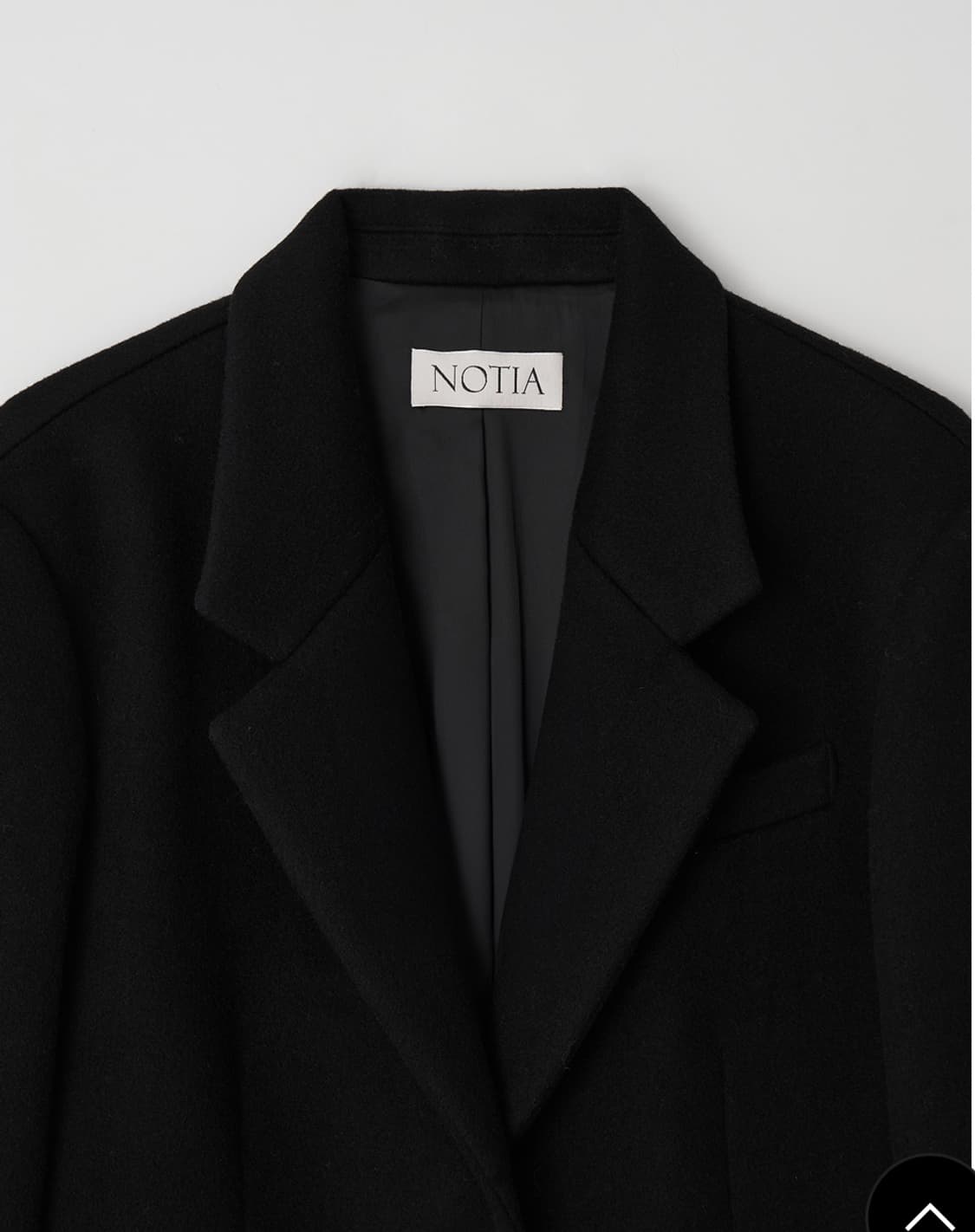 [유투버 앵두착용] 노티아 캐시미어 울자켓 블랙 상품이미지6
