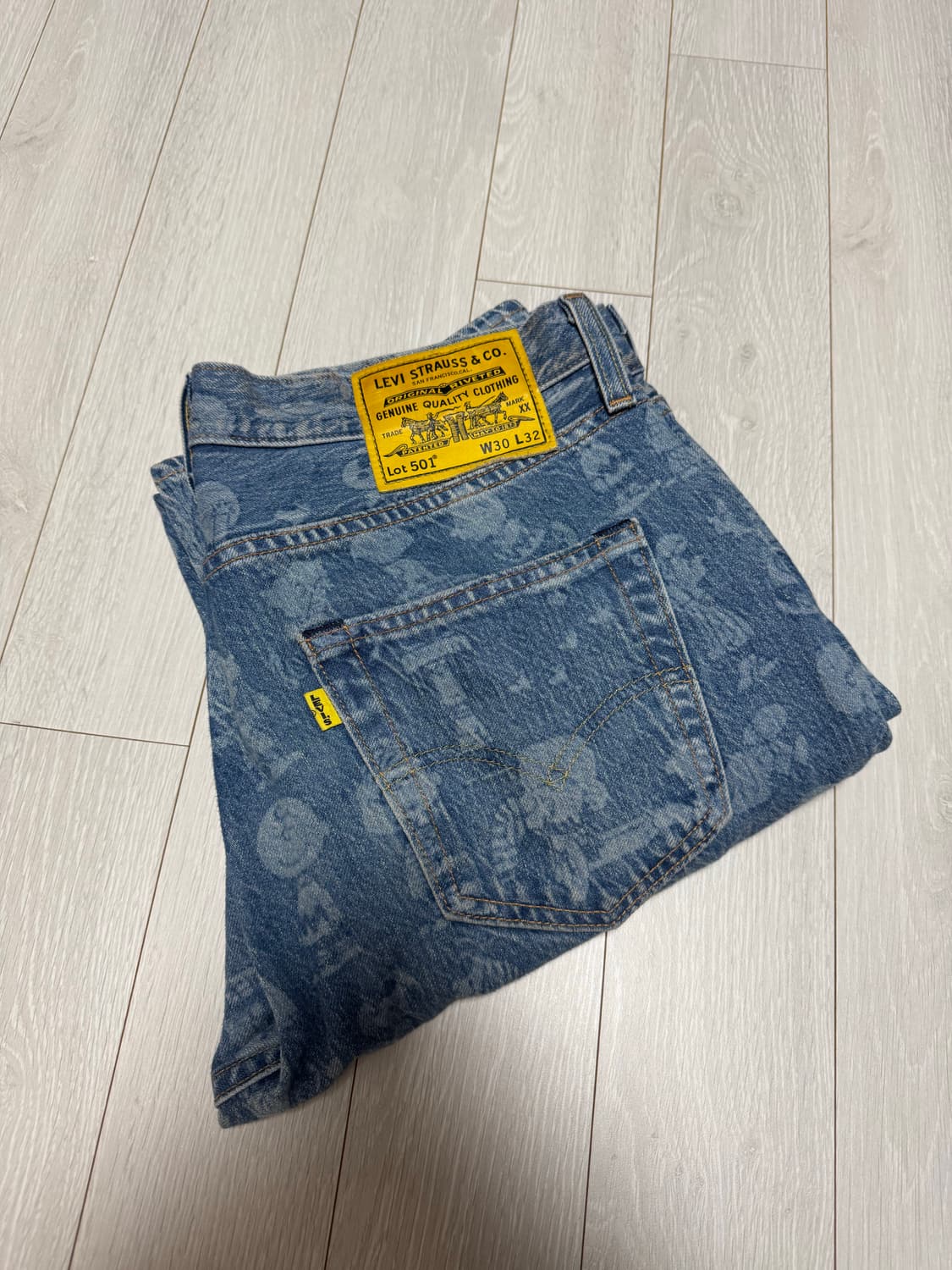 리바이스 X 피너츠 스누피 501  30 x32 상품이미지1