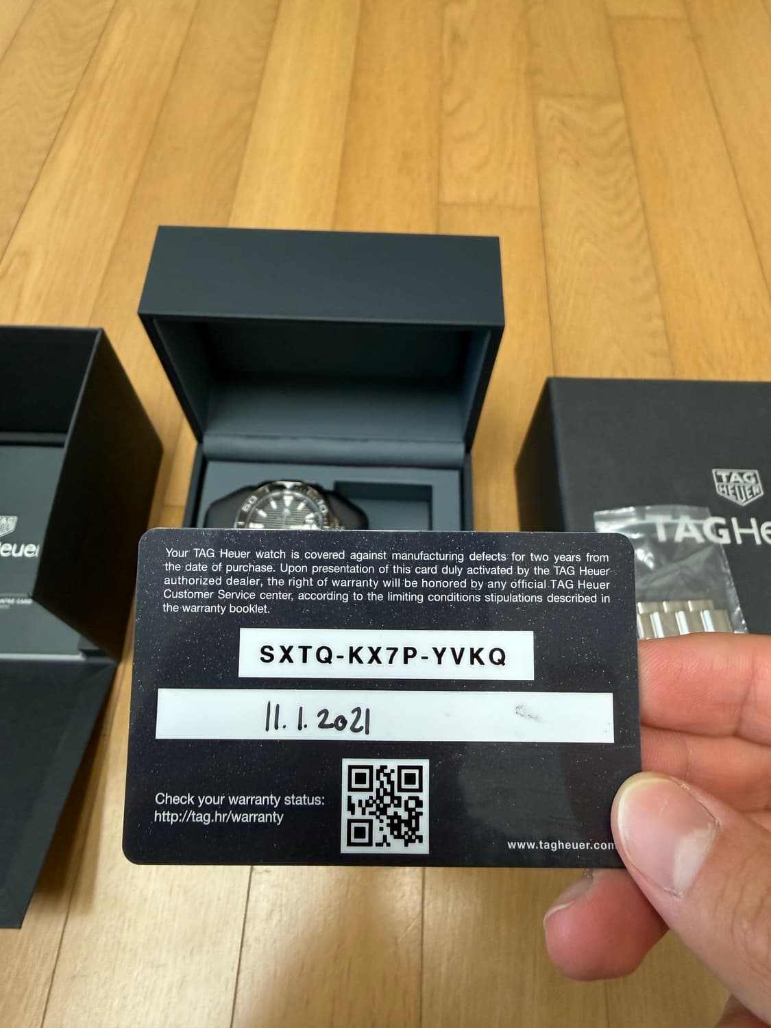 태그호이어 아쿠아레이서 300 블랙 오토 41mm 상품이미지6