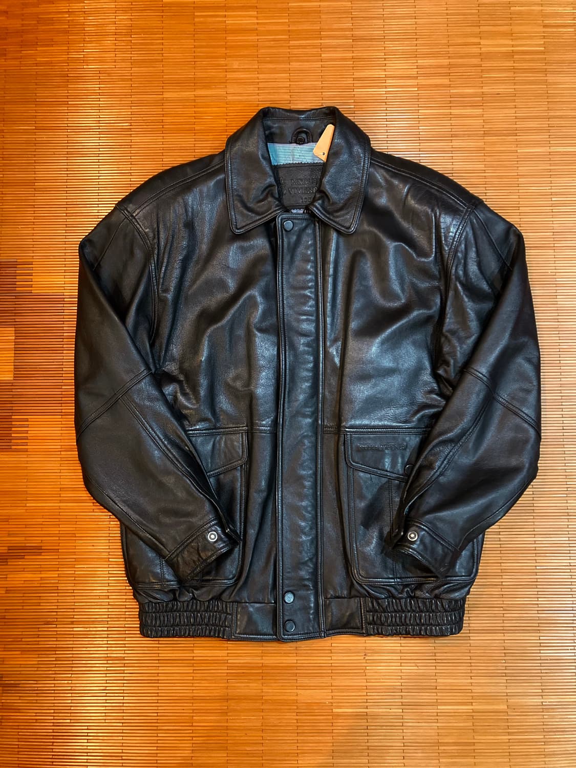 EUR vtg 램스킨 레더자켓 상품이미지1