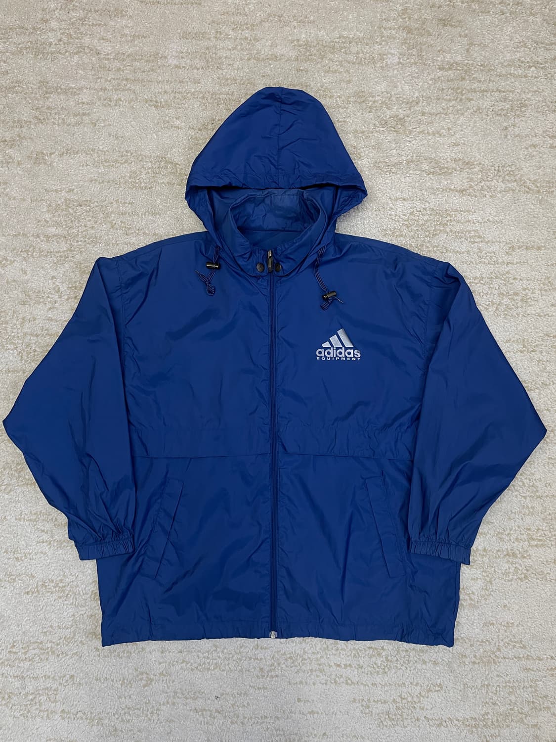 [L] 90s 아디다스 이큅먼트 후디 웜업 트랙 자켓 윈드브레이커 상품이미지1