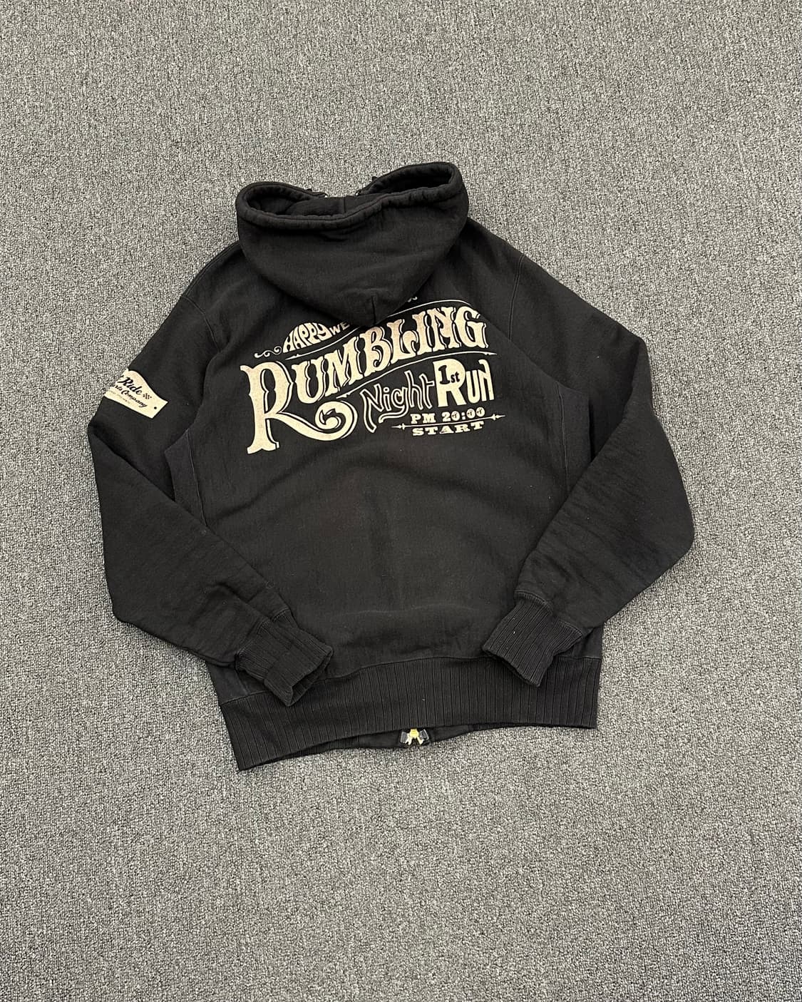 40)West Ride 빈티지 바이커 헤비웨이트 후드집업 상품이미지6