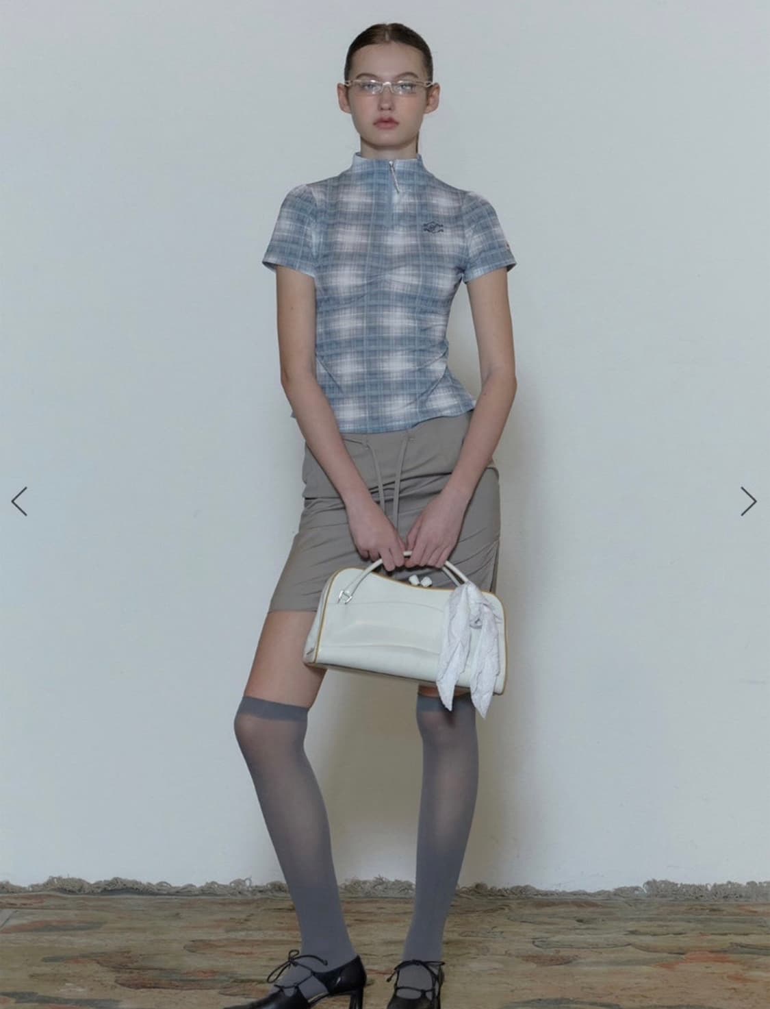 스컬프터 sculptor 긱 하프집업 블루그레이 S 상품이미지2