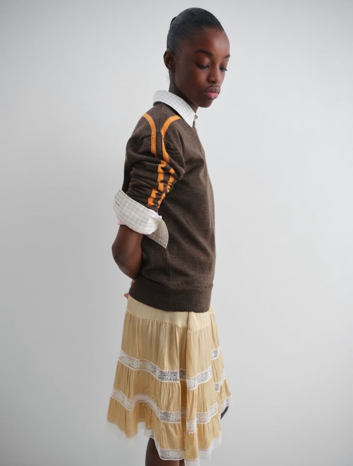 gimaguas sports jumper knit brown  상품이미지6