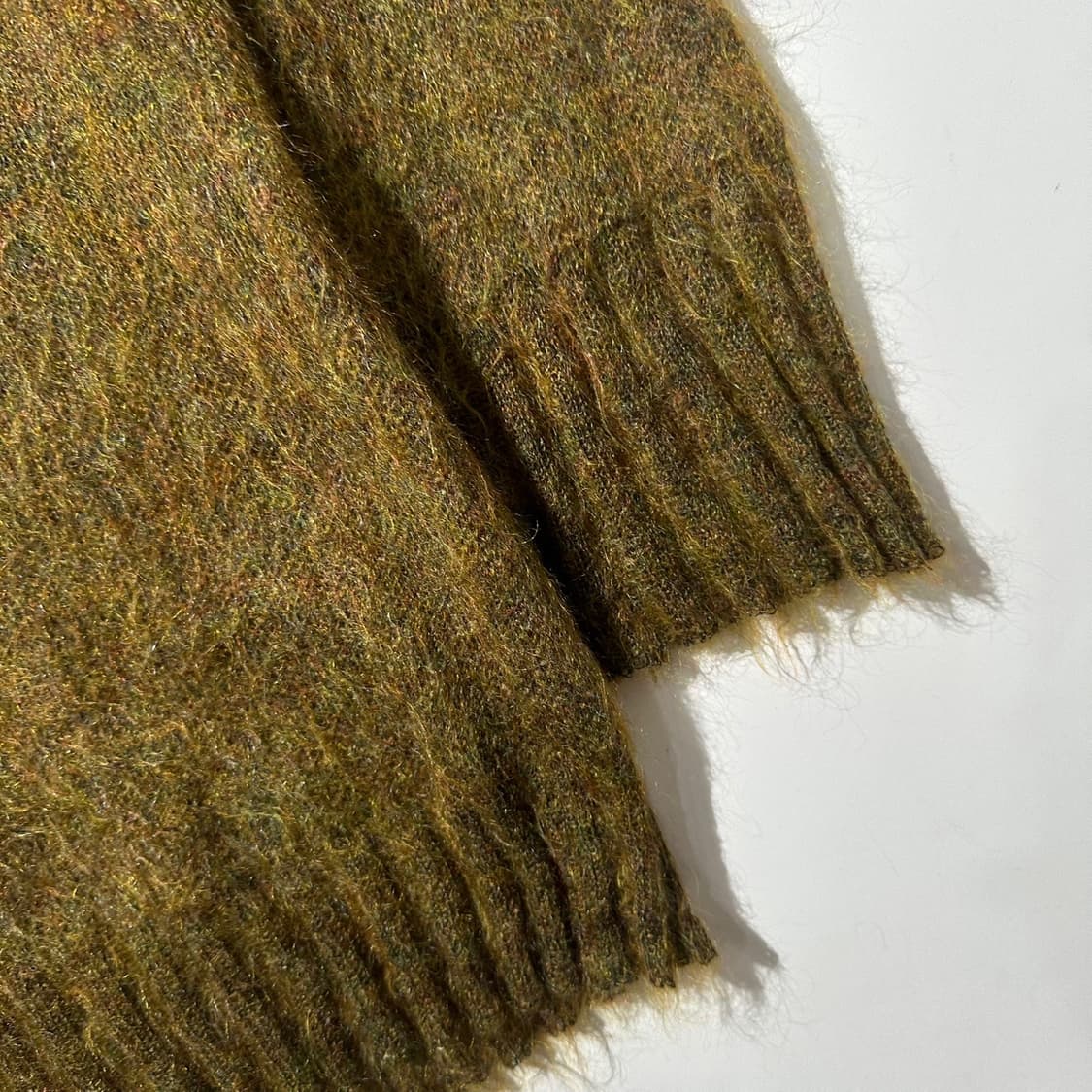 꾸레쥬 울 모헤어 라운드 니트 상품이미지5