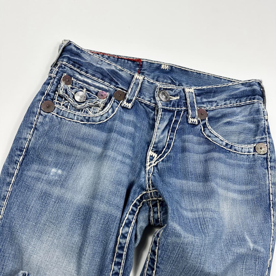 28 트루릴리전 USA 여성 로우라이즈 부츠컷 데님팬츠 상품이미지3