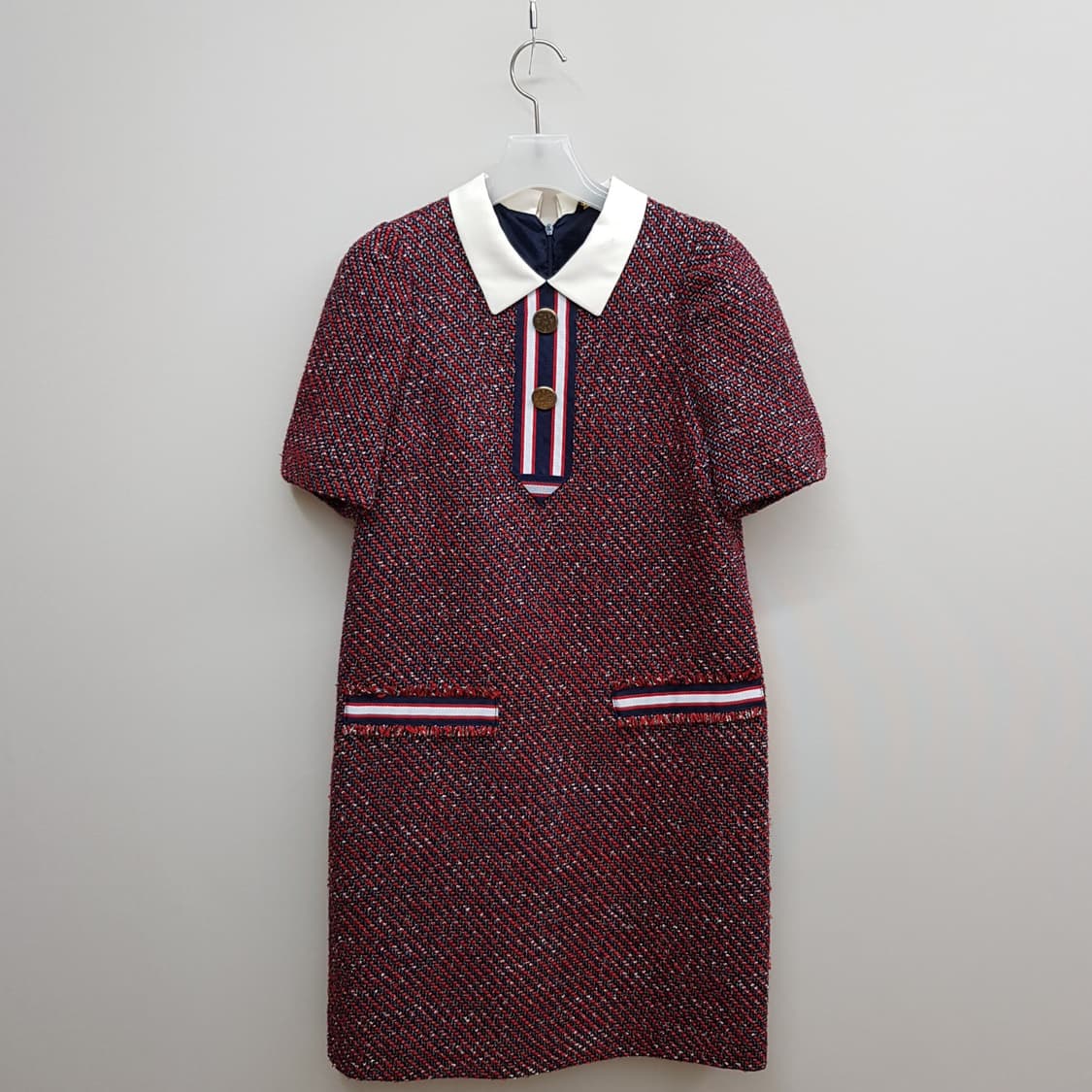 마쥬 maje 트위드 카라 원피스 1사이즈 상품이미지1