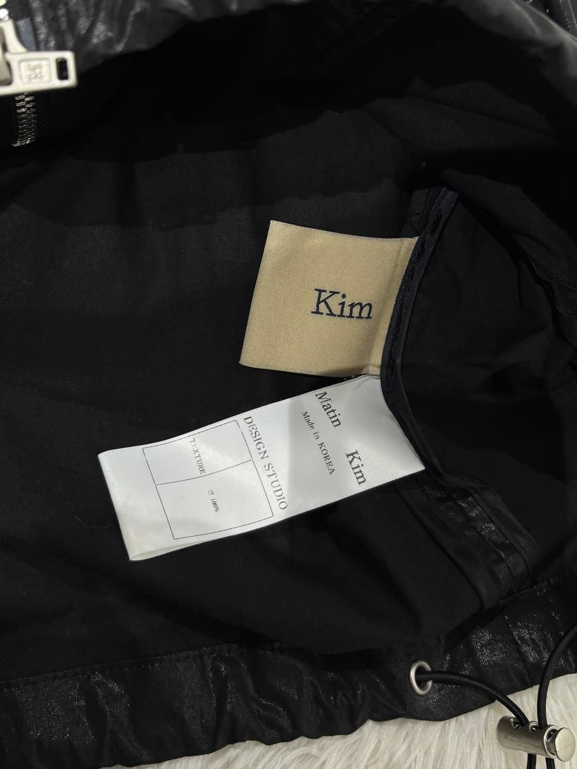 마땡킴 로고 코팅 점퍼 상품이미지7